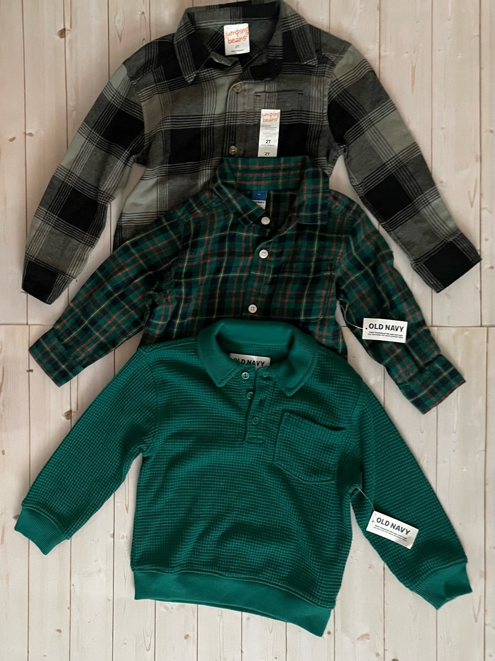 Old Navy & Jumping Bean Shirt Set